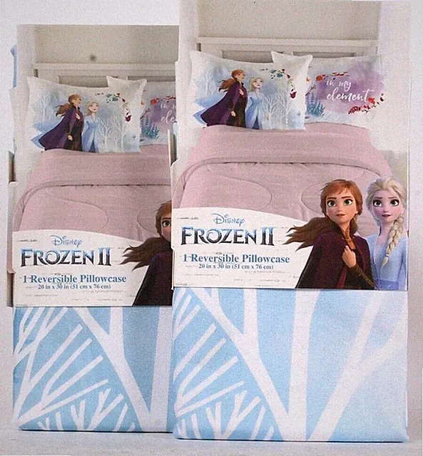 2 Count Franco Manufacturing Disney Frozen 2 Revisable Pillow Case 20" X 30"