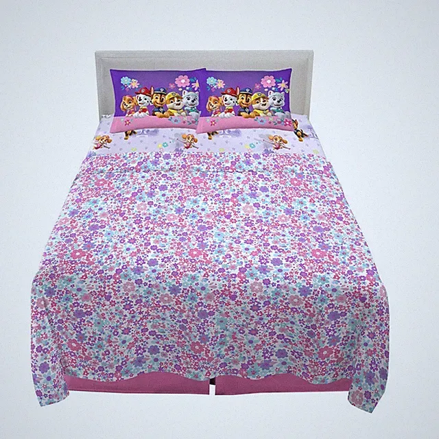 Franco Kids Bedding Paw Patrol Girls Full Size Sheet Set