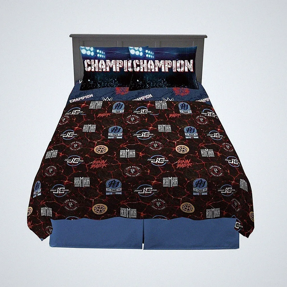Franco Kids Bedding Soft Microfiber WWE Super Stars Full Size Sheet Set