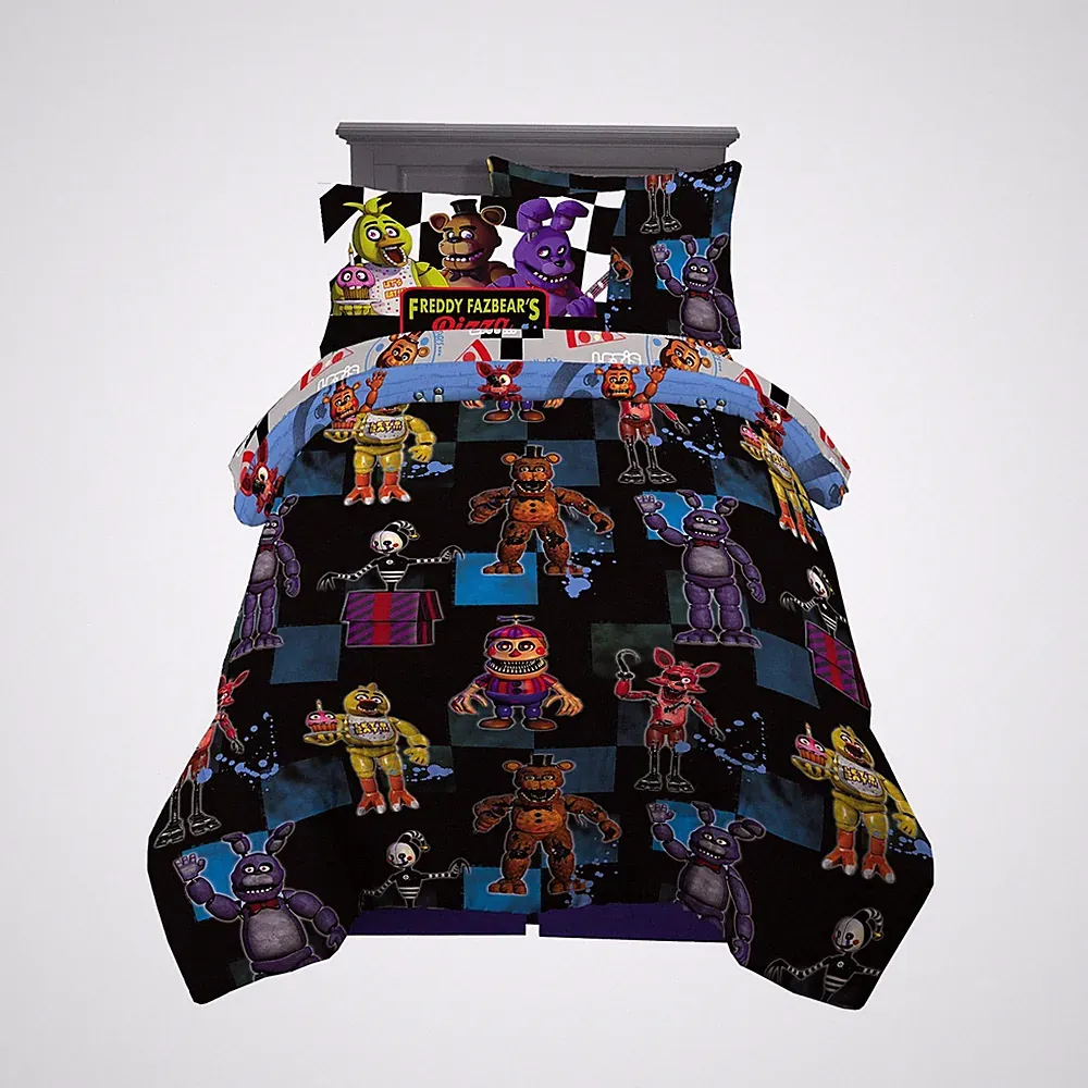 Franco Kids Bedding Super Soft 5 Piece Twin Size, Five Nights at Freddy's