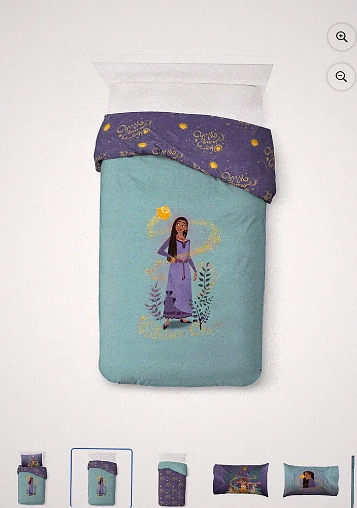 Jay Franco Disney's Wish 2 Pc Comforter Set, Twin/Full Size, New