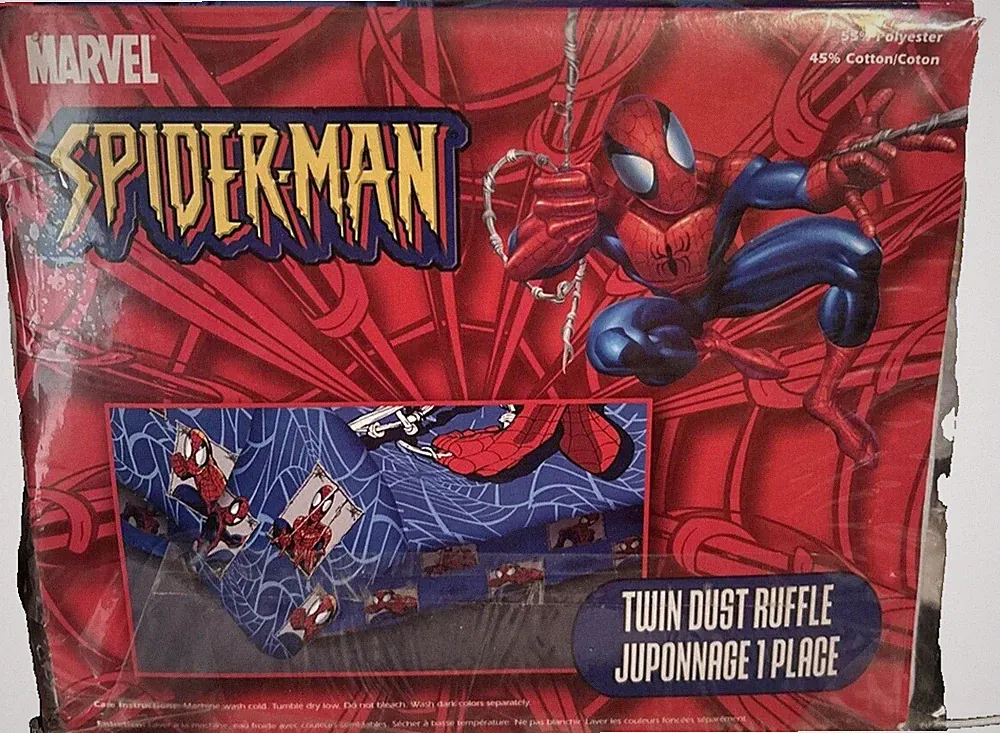 Jay Franco Marvel Spider-Man Dust Ruffle, Twin