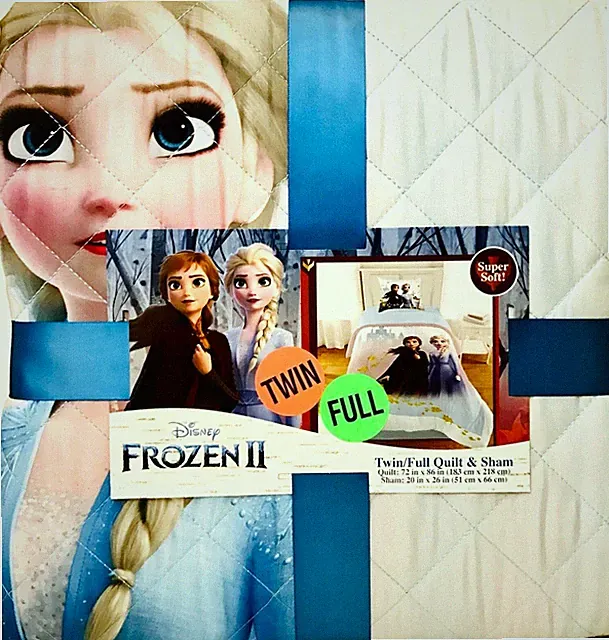 One Franco Manufacturing Co Disney Frozen II Super Soft Twin Full Quilt & Sham
