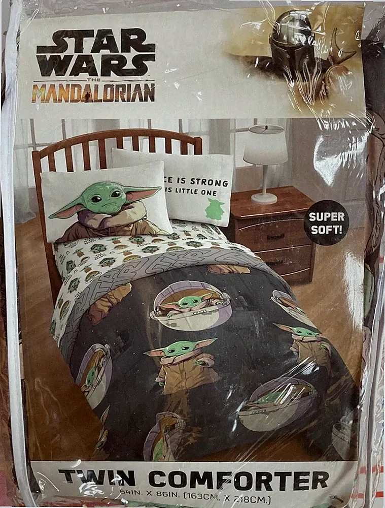 Star Wars The Mandalorian Twin Comforter BRAND NEW by Jay Franco and sons